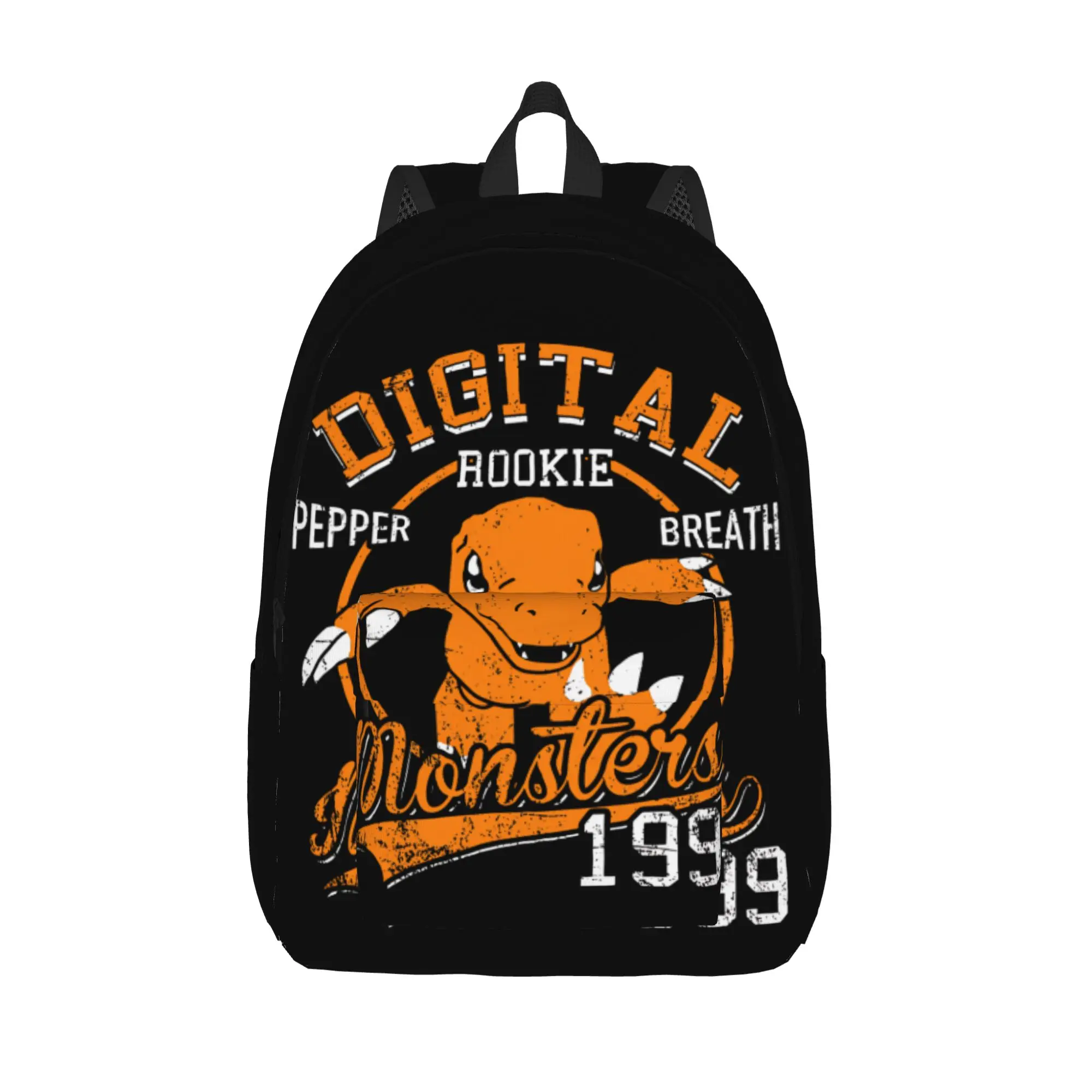 

Pepper Breathe Digital Monster Digimon Casual Backpack Gift Student Work Daypack for Men Women College Shoulder Bag