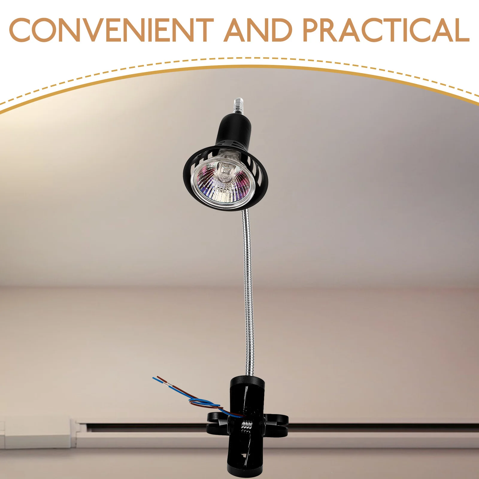 خزانة الأضواء عرض المجوهرات الصغيرة للتدوير المشبك الأضواء أنبوب مرن عرض داخلي الإضاءة مصابيح كشاف صغيرة الحجم داخلي #4