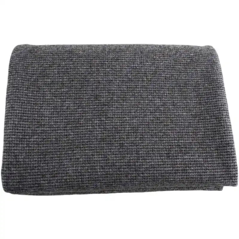 Autumn and Winter Thickened Woolen Plaid Imitation Wool Cashmere Houndstooth Fabric DIY Coat Outerwear Clothing Brushed Fabric