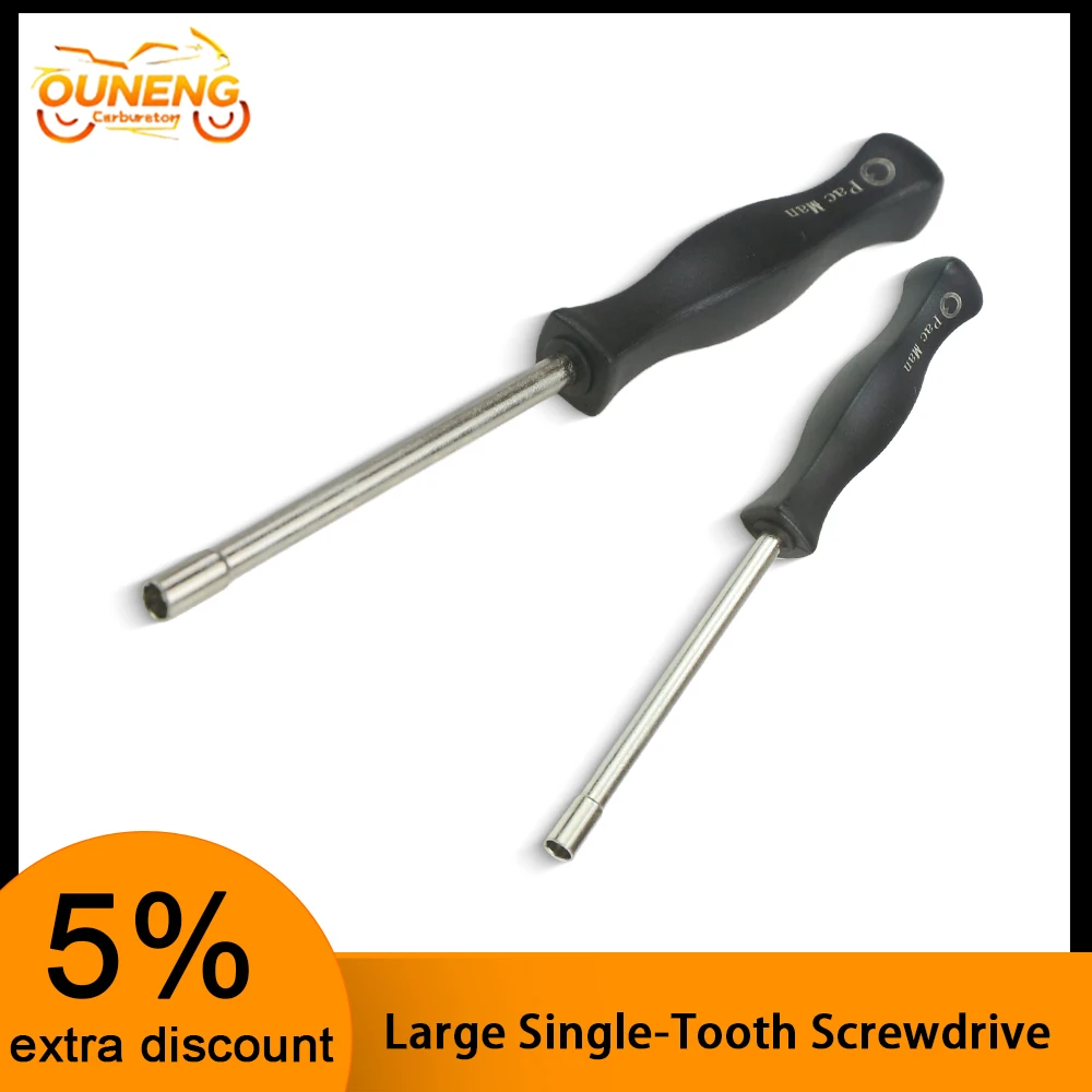 Single D Shaped Carburetor Tuning Screwdriver Pac Man Tool For Brush Cutter Weed Eater Lawn Mower Garden Machinery
