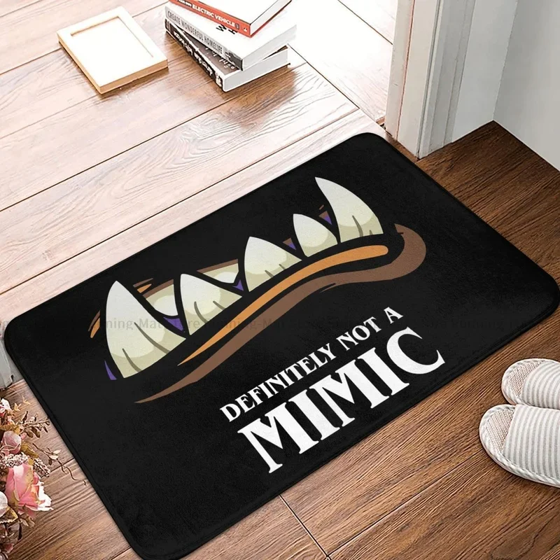 DnD Game Bedroom Mat Definitely Not A Mimic Tabletop Doormat Living Room Carpet Entrance Door Rug Home Decor # 0%