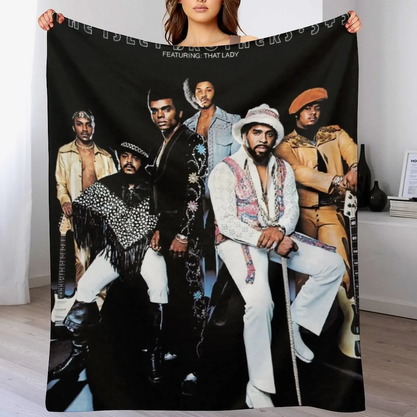 

Isley Brothers - 3 + 3 (album) Throw Blanket Anti Shedding Soft Fuzzy Blanket for Home