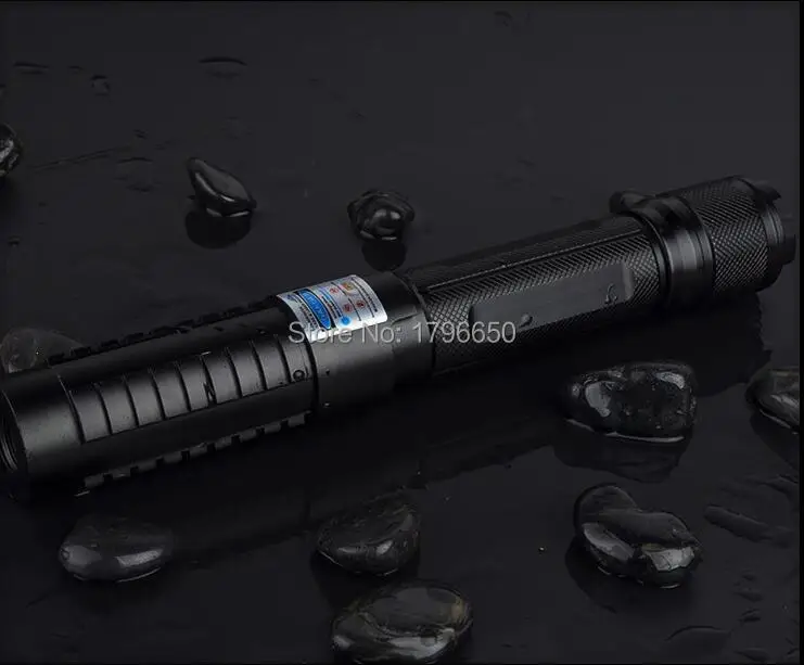 

Laser Light Pointers 445nm 450nm blue 50000m Focusable Laser Burn Match Hunting Accessories Cat Toy Lazer Torch（No battery）