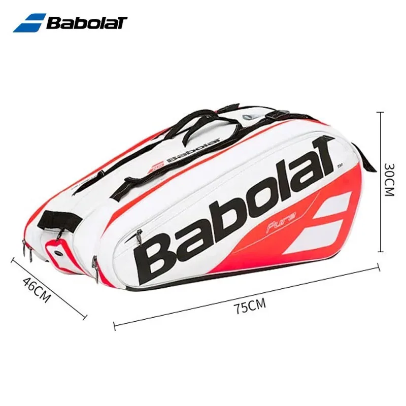 

New Arrival 2024 Babolat Nadel Tim Same Type Tennis Bag Men Women 6R 12R Limited Edition Tennis Squash Racket Backpack Handbag