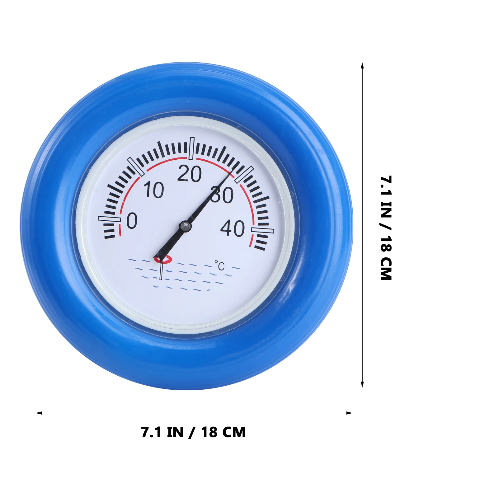 

Water Temperature Tester Floating Thermometer Pond Spa Bathtub Monitor Large Display Stainless Plastic Waterproof Outdoor Indoor