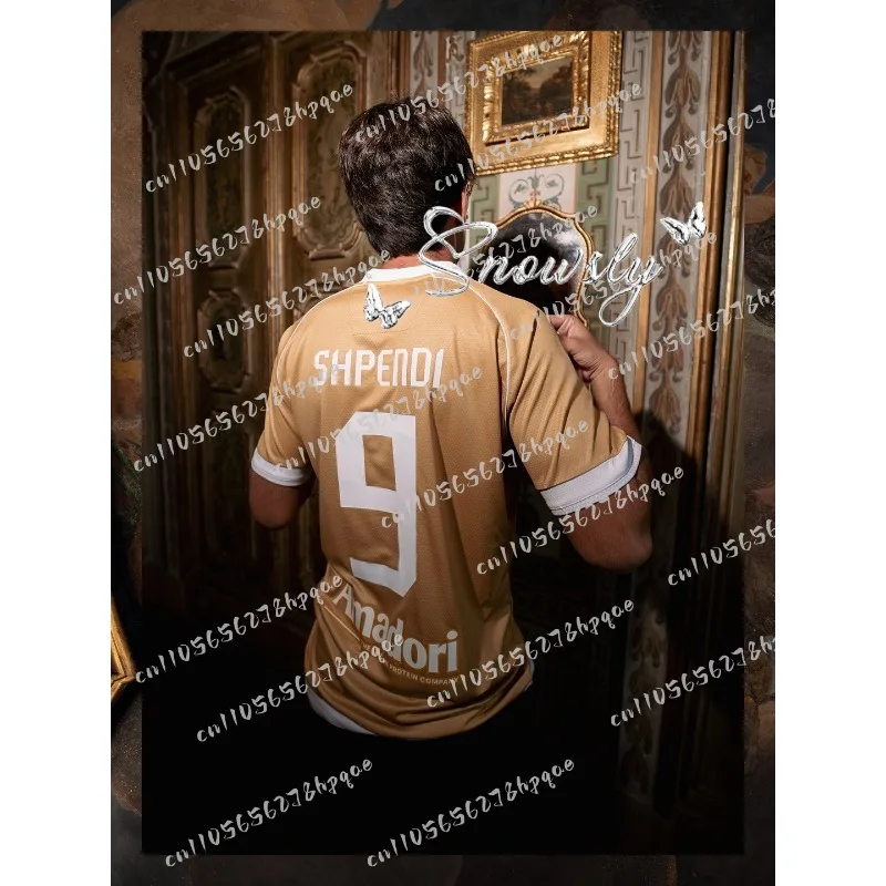 

2025-26, модная копия классического футбольного трикотажа, спортивная одежда на открытом воздухе, мужские и женские футболки, повседневный спортивный тренировочный топ