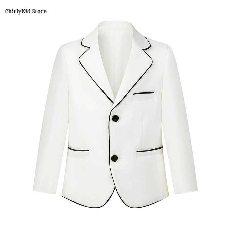 

Boys Fashion Suit Jacket Coat Girls British Jackets Children Blazers Tailcoat Top Kids Spring Autumn Formal Dress Tuxedo Outwear