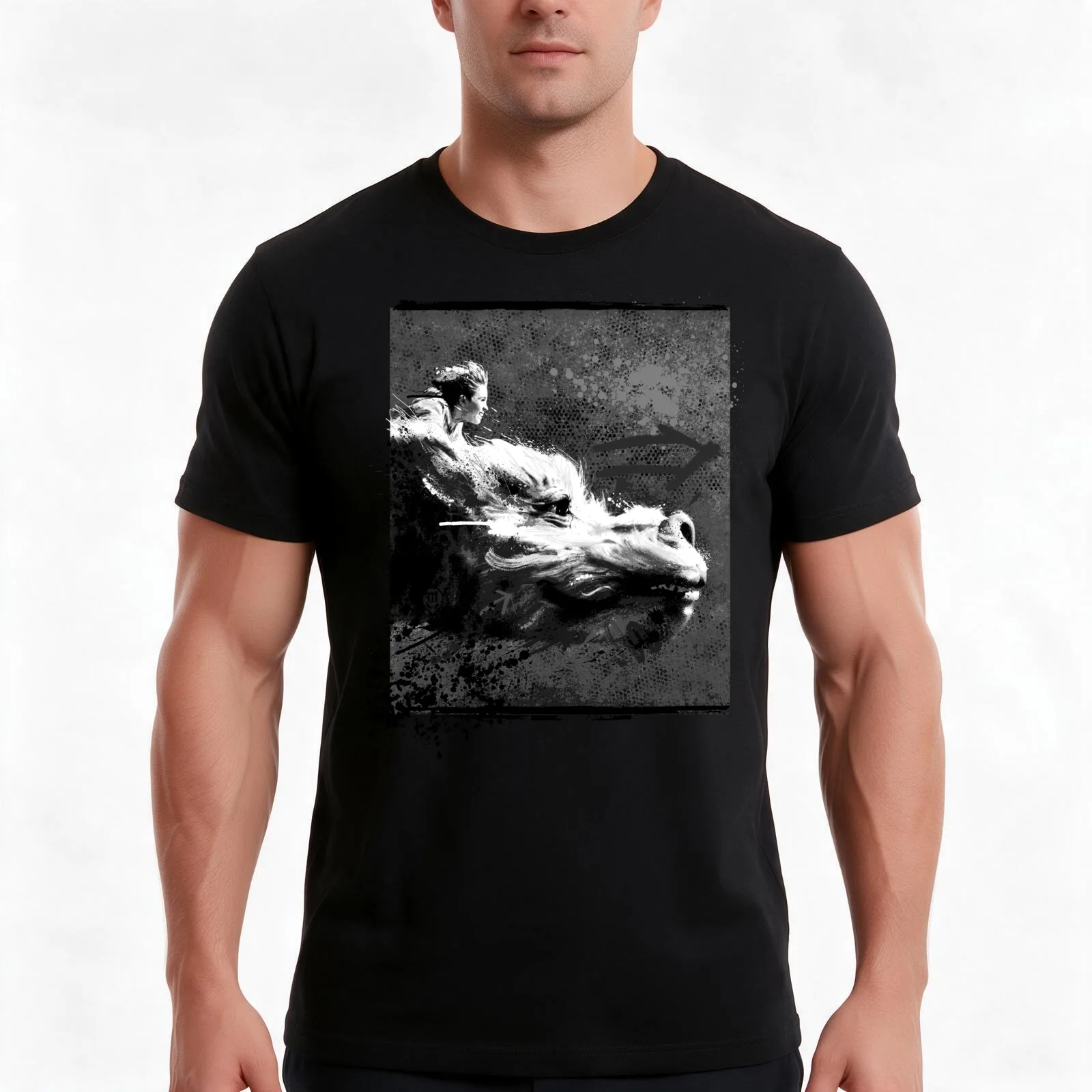 THE NEVERENDING T-Shirt, Summer Casual Cotton Tee, Oversized Streetwear Tops, Vintage Graphic Print, Loose Fit Short Sleeve