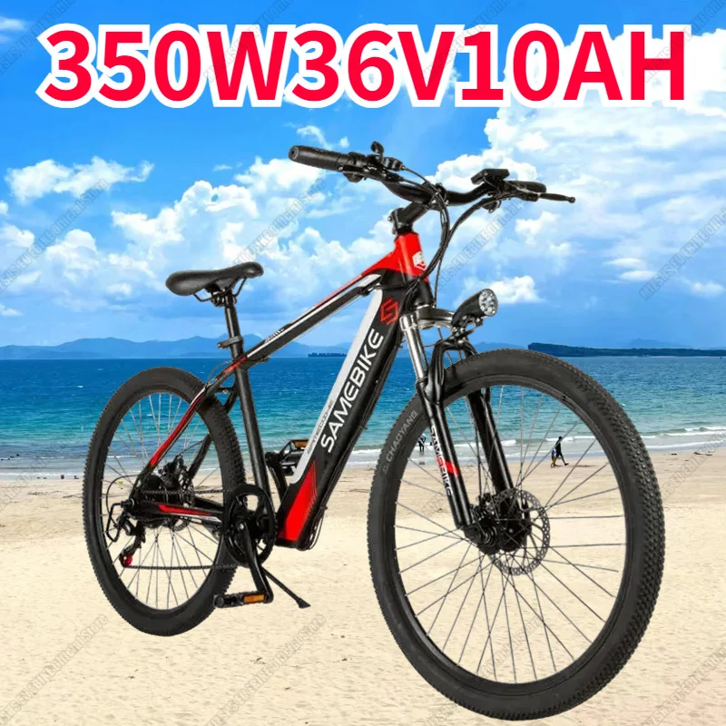 

Electric Bike 350W Brushless Motor 36V10AH Lithium Battery Urban Commuting Ebike 26in Thin Tire Aldult Mountain Electric Bicycle