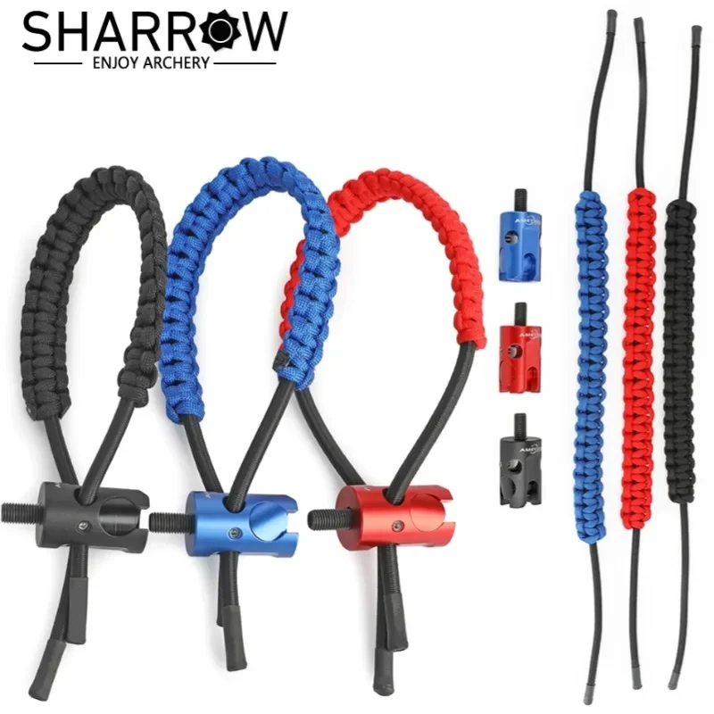 

Archery Compound Bow Accessories Bow Wrist Strap Adjustable Quick Detachable Convenient Wrist Sling,Stabilizer Hunting Shooting