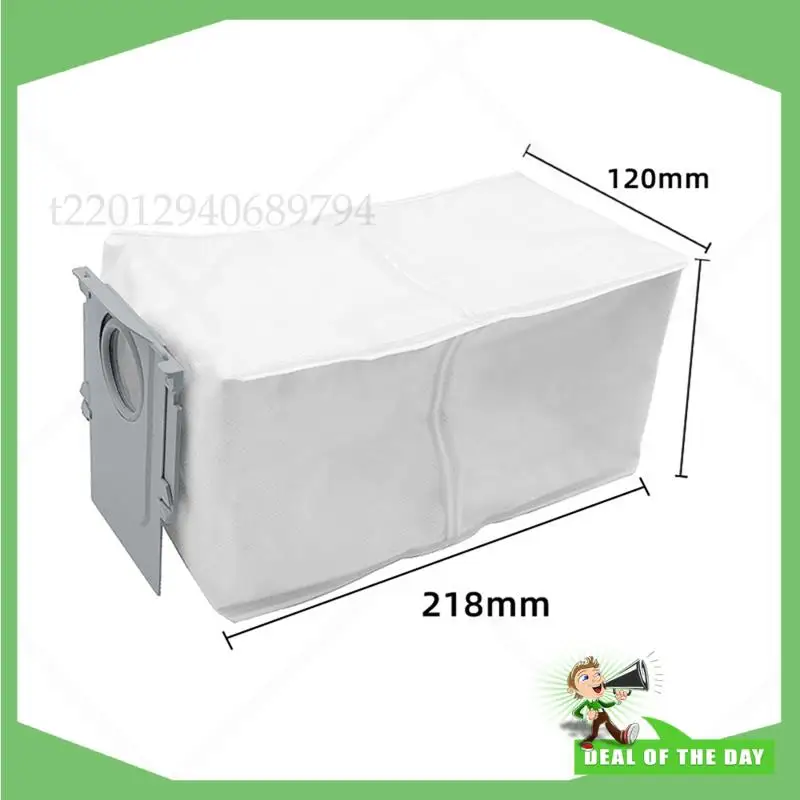 -ABPO 6 قطعة كيس لجميع الغبار كيس النفايات الغبار ل Roborock Q Revo Maxv / Roborock P10 Pro جهاز آلي لتنظيف الأتربة استبدال أجزاء الملحقات