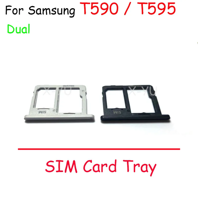 

For Samsung Galaxy Tab A T595 T590 SM-T595C SM-T590C SIM Card Tray Holder Slot Adapter Replacement Repair Parts