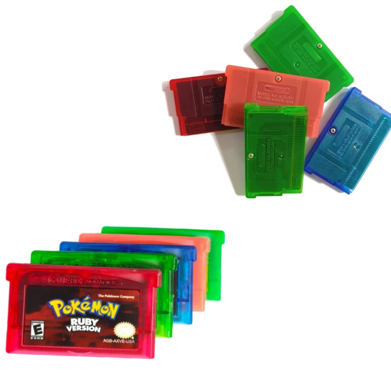GBA Game Series 32 Bit Video Game Cartridge Console Card Pokémon (Emerald/FireRed/etc) High Quality