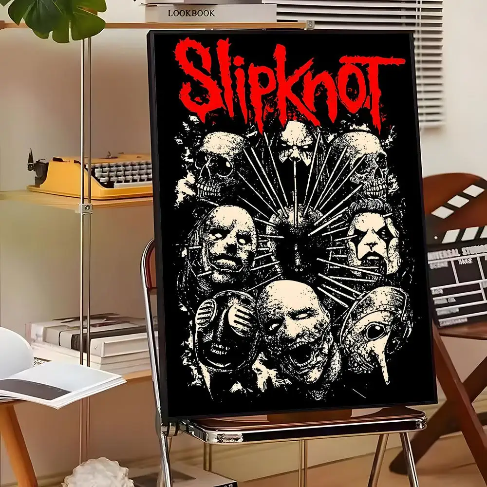 ملصق Rock Band S-slipknot العصري الجمالي جدار الفن ملصق جيد مطبوع على ورق PP لتزيين حانات غرفة المعيشة