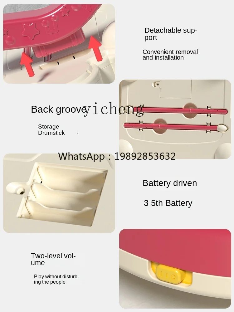 XL Electronic Keyboard Children's Toy Early Education Music Enlightenment Piano Drum Kit