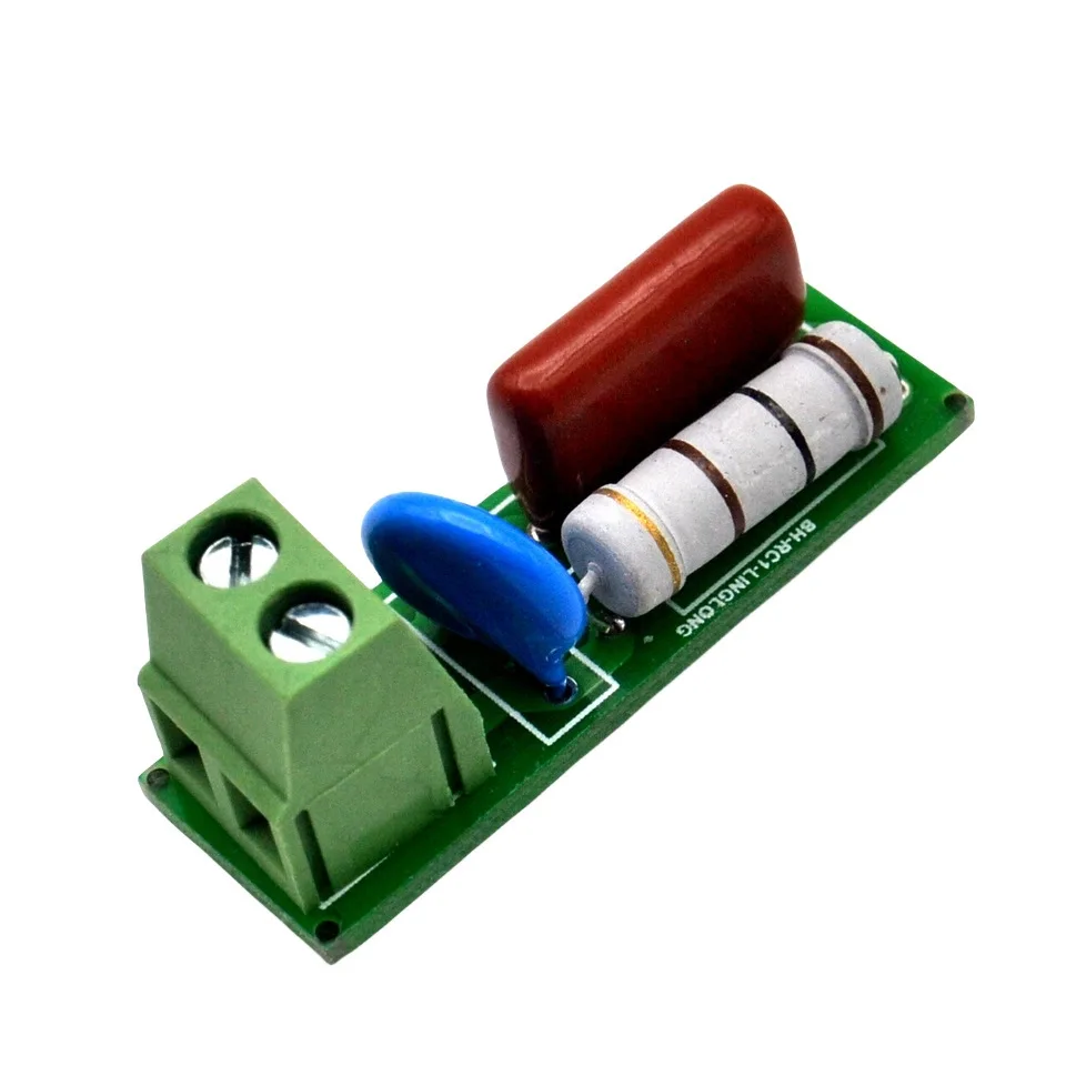 RC snubber circuit relay contact protection circuit module / module electromagnetic interference