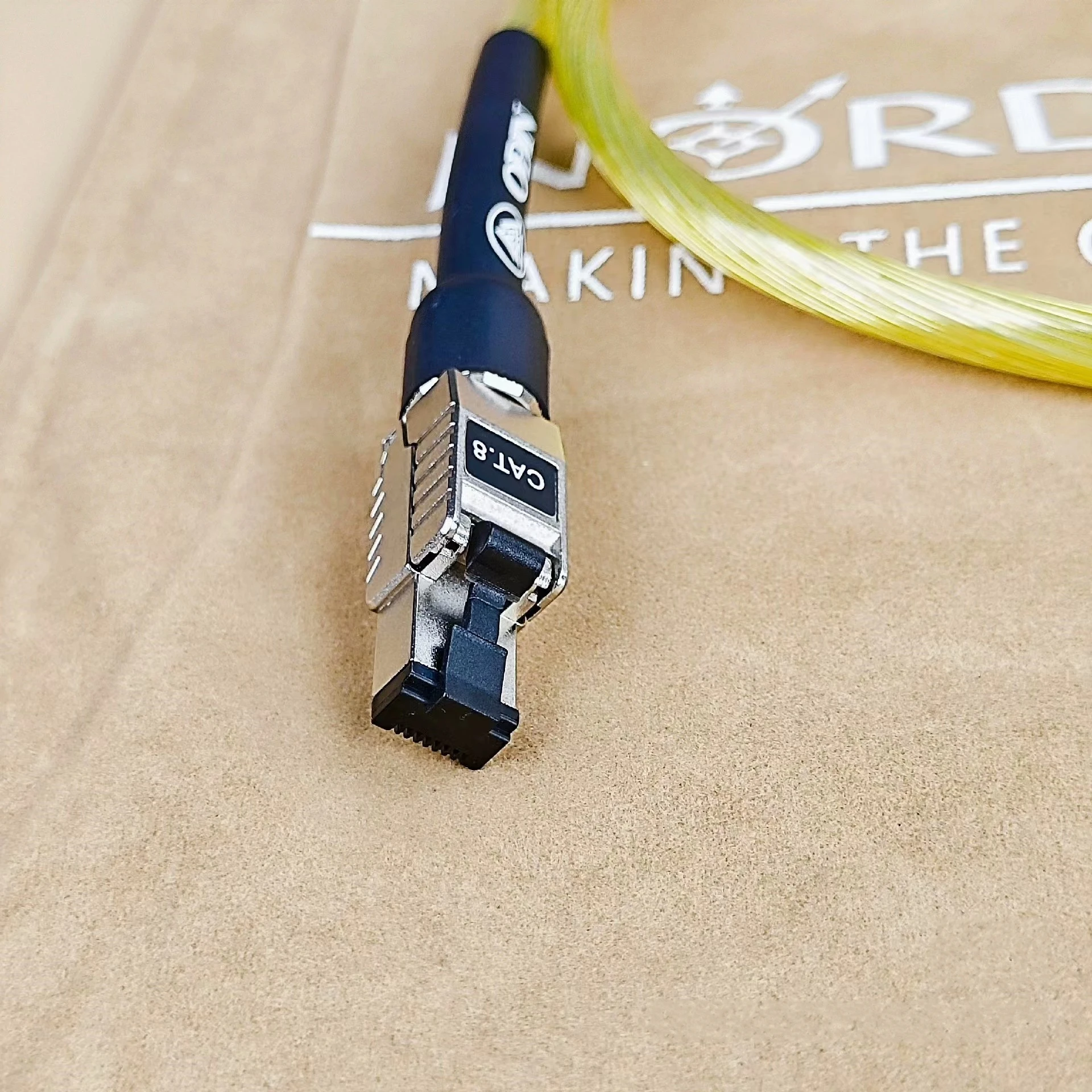 Nordost ODIN 10 Gigabit Cat8 Ethernet Cable Laptop Camera Lan RJ45 Network Patch Cable Sterling Silver Network Cable