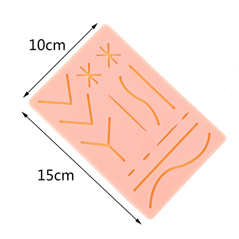 Suture Practice Pad 3 Layer With 14 Wound Durable Silicon Skin Suture Practice Kit For Medical Veterinarian Students Nurses