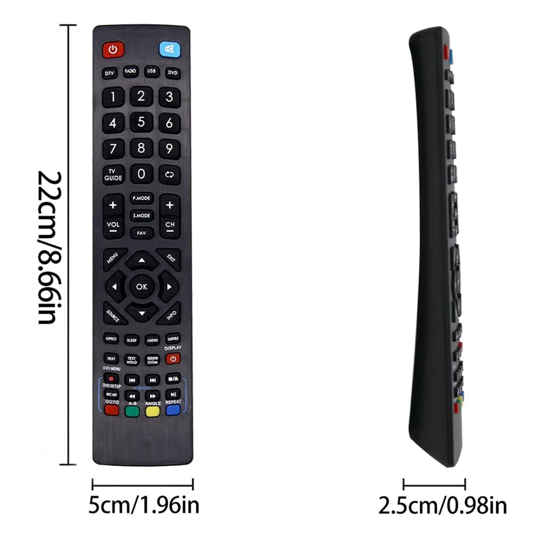 Fashion Replacement Remote Control for Blaupunkt LCD LED 3D Smart TV - No Setup Required Blaupunkt Universal Remote Control