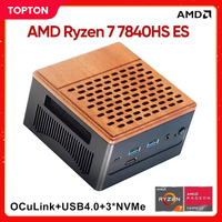 Topton Oculink Mini PC Gamer AMD Ryzen 7 7840HS ES 3*PCIe4.0x4 32G DDR5 6400MHz 2*2.5G LAN USB4 NAS Computer Windows 11 WiFi6