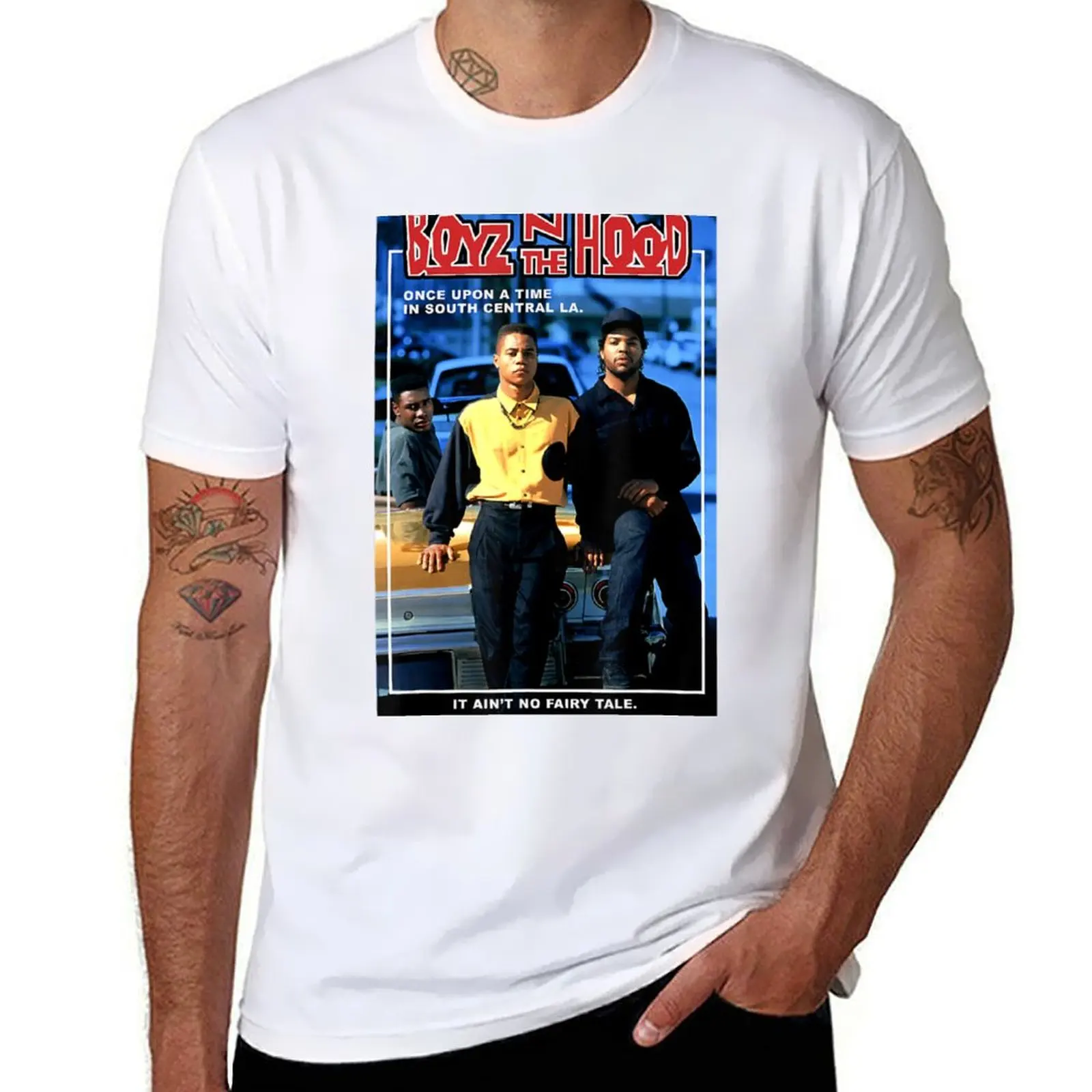 

Boyz N The Hood Doughboy And Tre Once Upon A Time Portrait Newest T-Shirt t shirt man cotton man t shirts for men casual T-Shirt