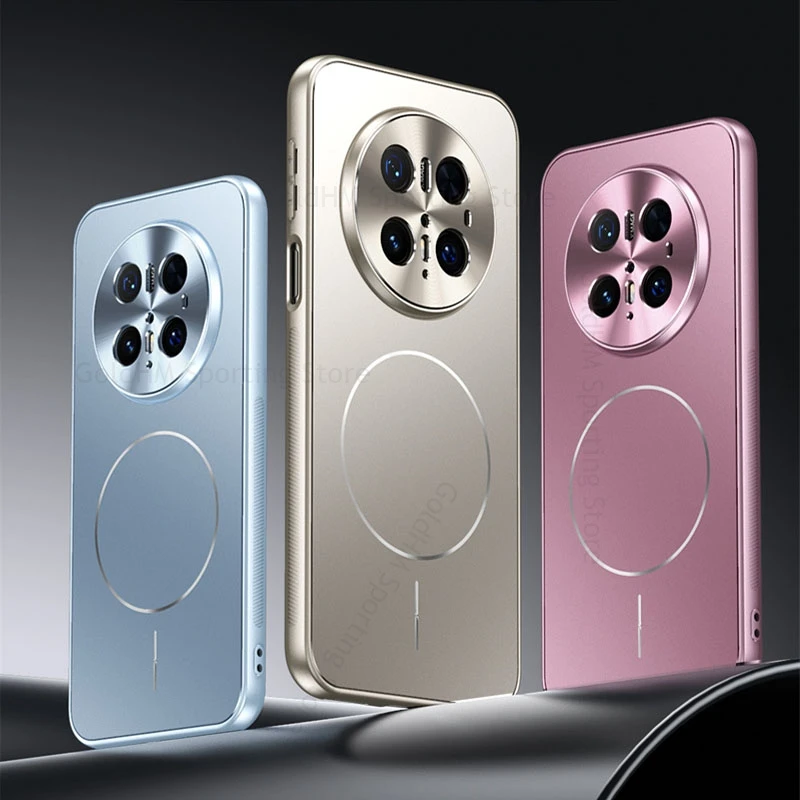Fundas para Huawei Mate 80 Pro Max para Magsafe cubierta protectora dura mate de carga inalámbrica para HUAWEI Mate 70 60 Pro Max Fundas