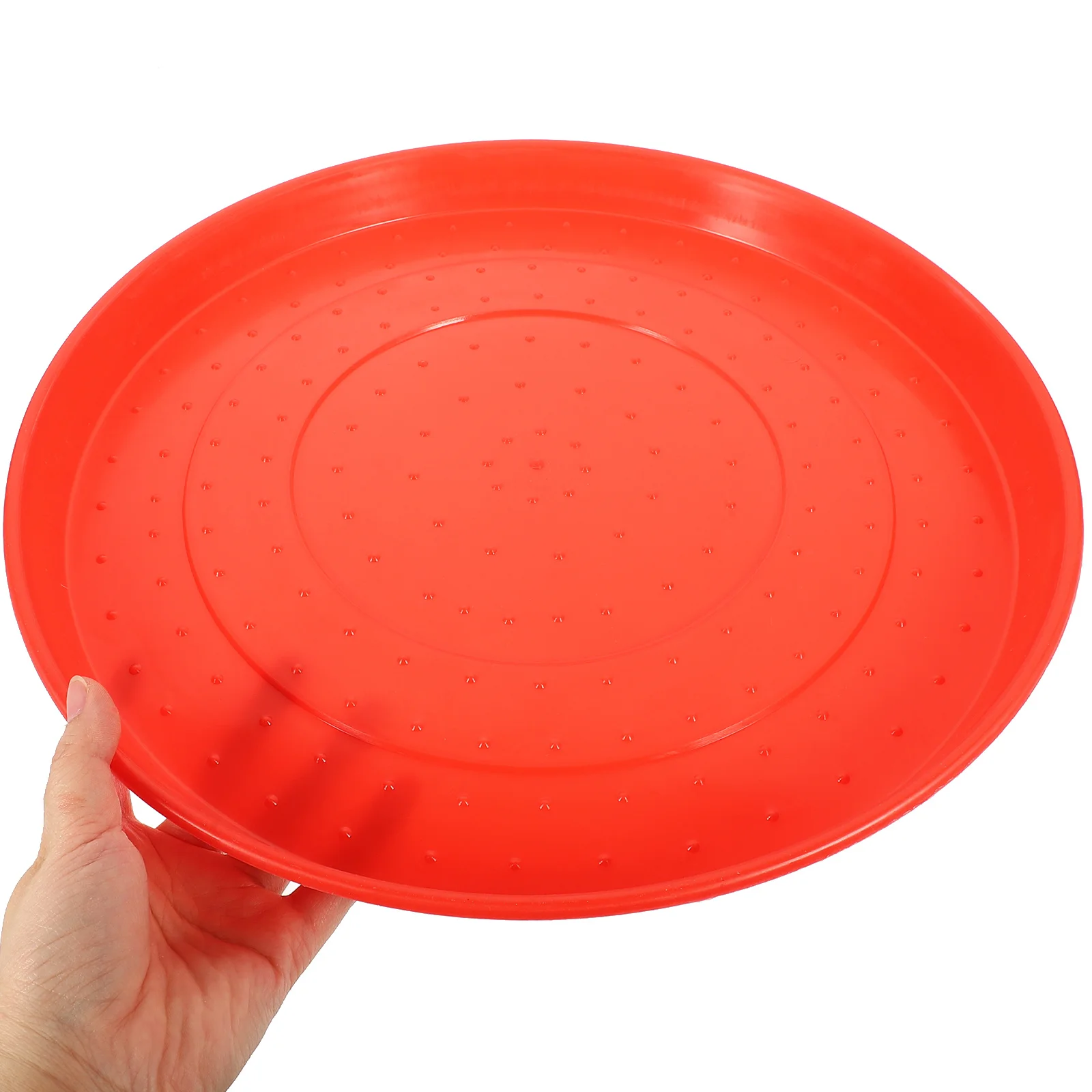 

2 pcs Chicken Feeder Tray Small Chicken Feeding Pan Durable Poultry Feeding Pads Round Food Container For Chick Duck Goose