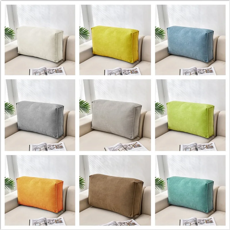 Rectangular Sofa Pillow Tatami Back Cushion Soft Backrest Waist Stretcher Couch Pillows Cushions Home Decor