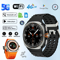 U8 Smart Watch 4G/5G Support Rotatable HD Camera Video Calls WiFi Bluetooth GPS Battery 1480mAh