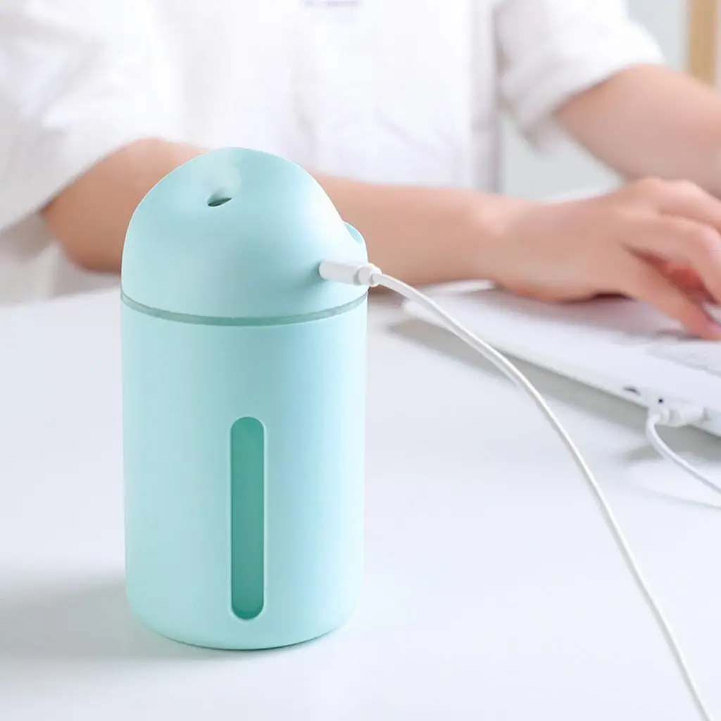 

Mini USB Humidifier 320ML Cool Humidifier Portable LED Night