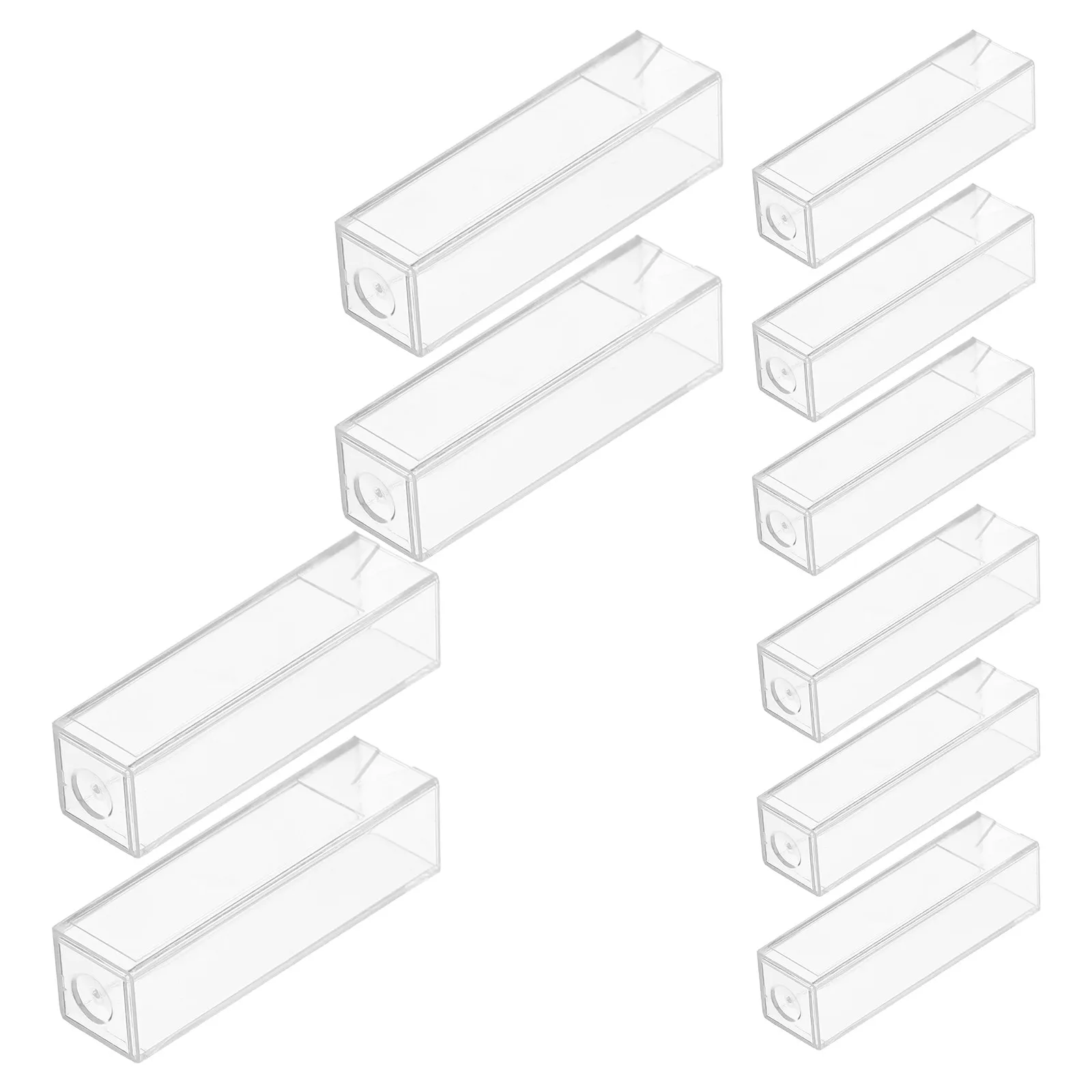 10Pcs Mini Plastic Cuvettes 4.5ml Transparent Standard Spectrophotometer Cuvettes for Laboratory Chemical Analysis Precise
