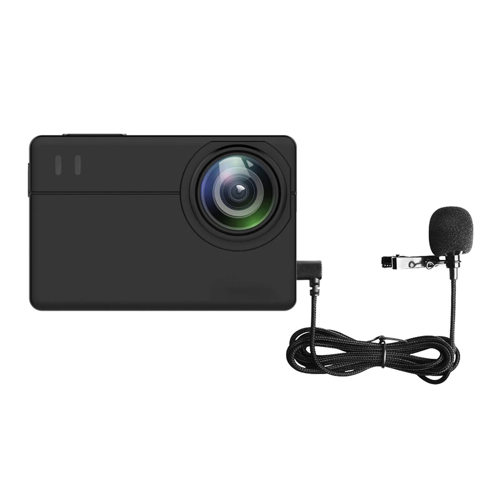 Micrófono Lavalier tipo C externo, accesorios de Cámara de Acción de mano para SJCAM SJ8, SJ9, SJ10