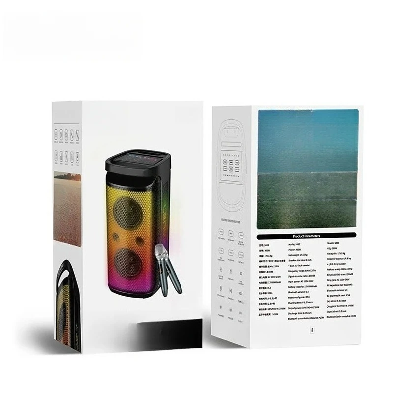 

Subwoofer Bluetooth Party Mobile Portable Karaoke Audio Outdoor High Power Long Battery Life