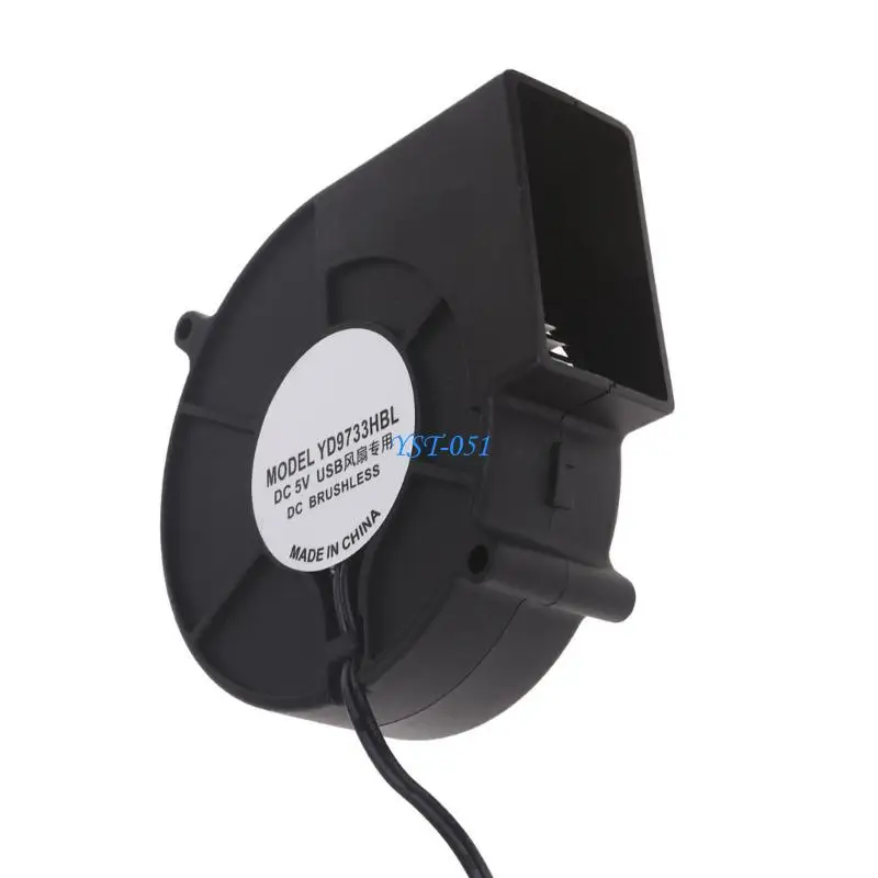 

E15A 9733 5V High Speed USB Blower Fan For Indoor And Outdoor Use With Adjustable Speed Options For Enhances Air Circulation