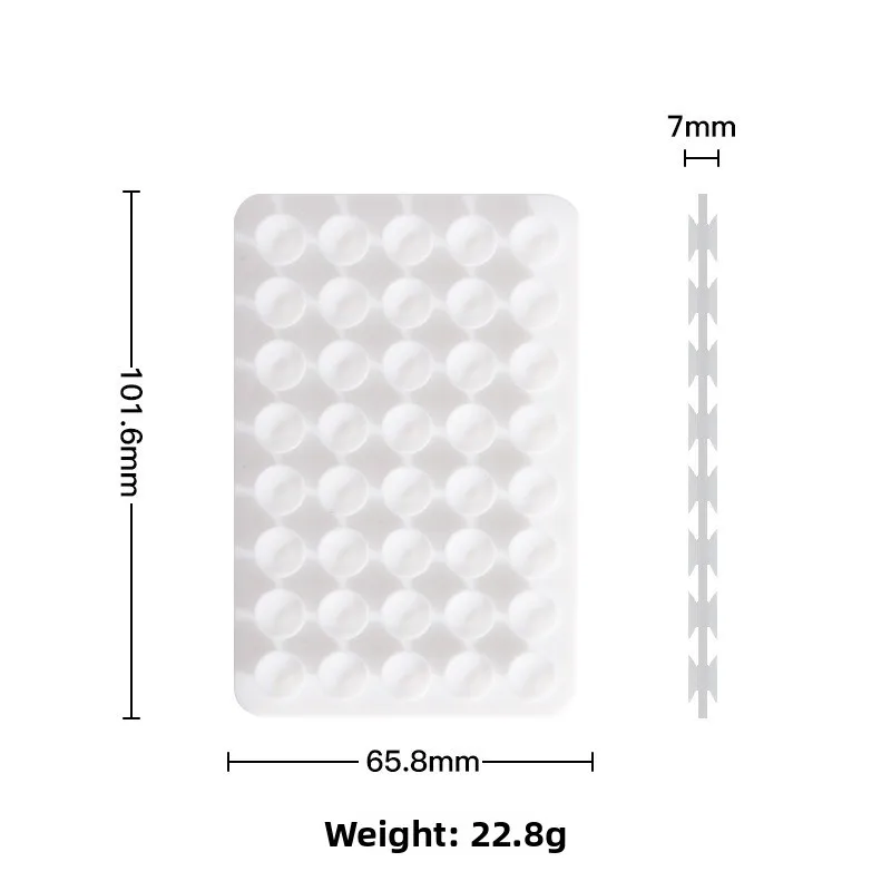 لصور السيلفي ومقاطع الفيديو وسادة ثابتة مزدوجة الوجهين كوب شفط من السيليكون جراب هاتف انفصال حامل سيليكون المطاط مصاصة الوسادة