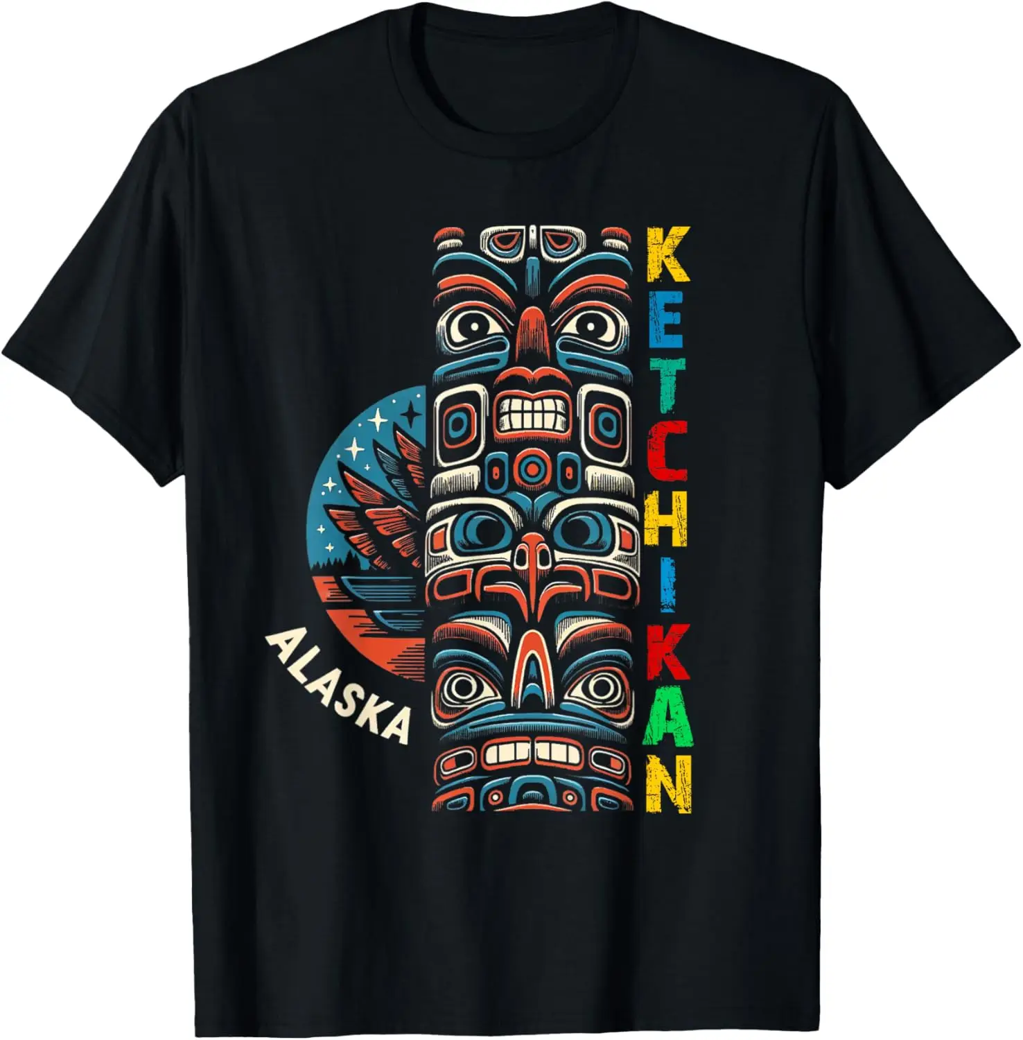 

Ketchikan Alaska Totem Pole Ketchikan Alaska Souvenir T-Shirt