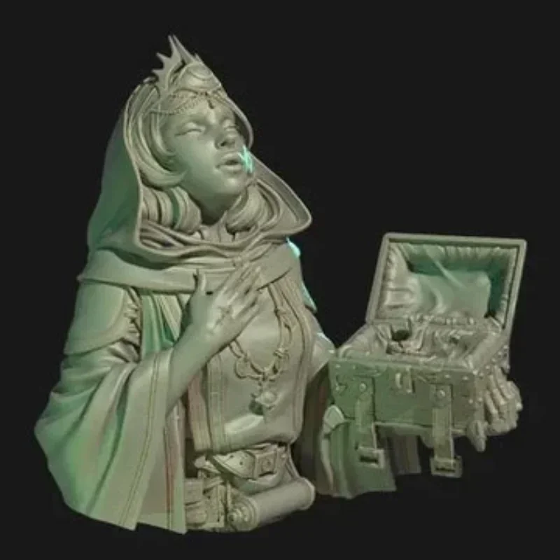 1/9 Scale Resin Bust Assembled Model Kit Witch Diorama Statue Unassembled and Unpainted DIY Toys Free Shipping