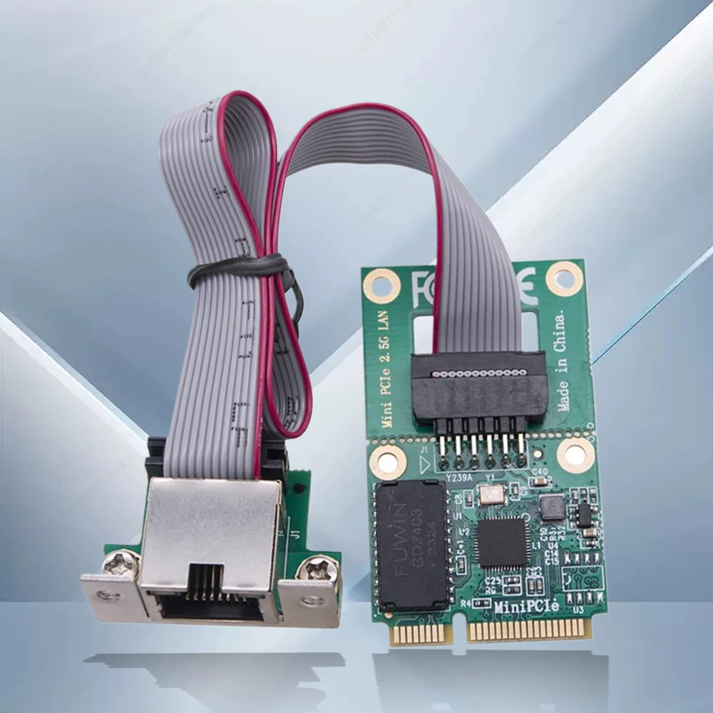 

Сетевая карта Gigabit Ethernet M.2 RTL8125BG Чип M2 RJ45 PCIE Шина Сетевая карта Мини-адаптер PCIE Ethernet
