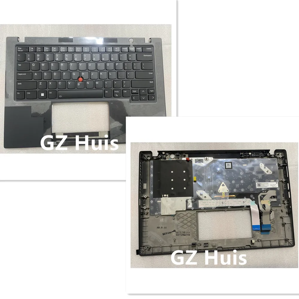 Nouveau Original pour Lenovo ThinkPad T14s GEN2 rétro-éclairage clavier repose-paume housse WLAN version 5M11A37258 5M11A37254