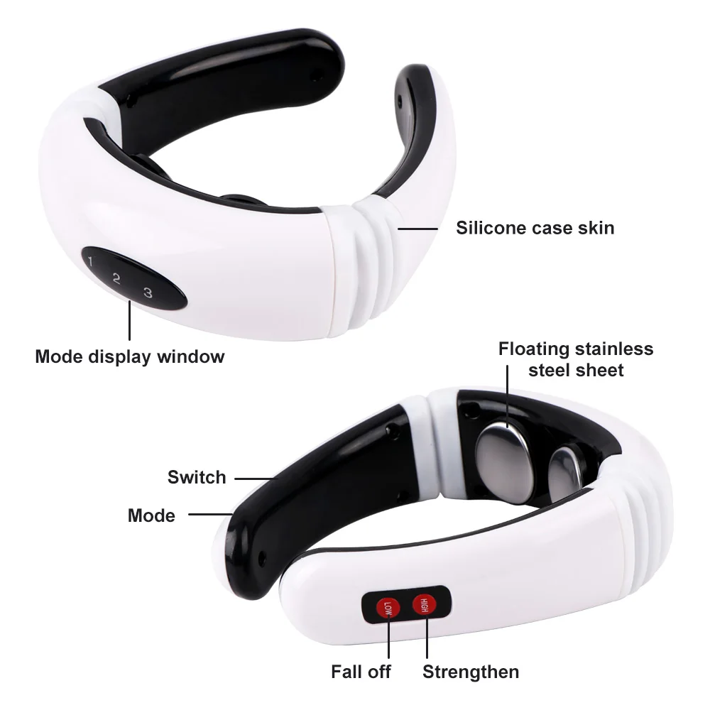 Neck Massager Smart Portable Cordless Neck Massage Equipment, Relaxation CervicalUse at Home Office Travel available