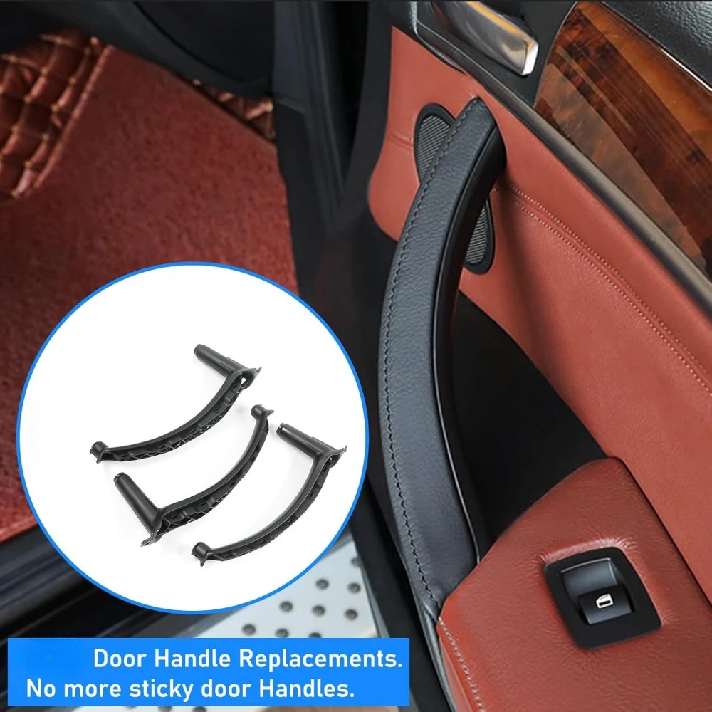 

Interior Left Right Passenger Door Pull Handle Inside Cover Panel Trim Replacements For BMW X5 X6 E70 E71 E72 51416969401 402