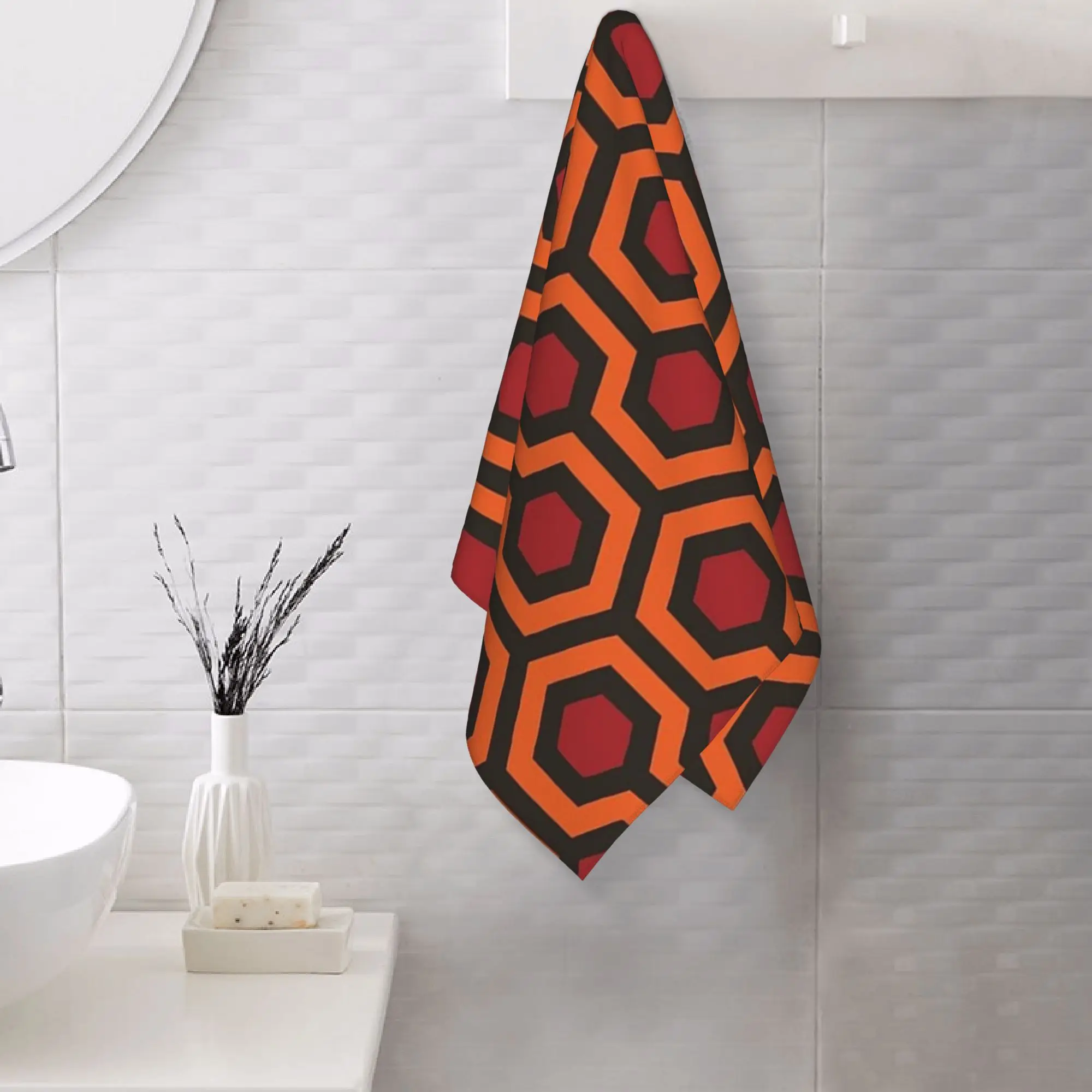 Custom Path to Overlook Hotel Soft Face Towel Quick Dry Pool Bath Cotton Towels Absorbent