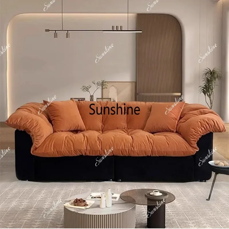 

Wood European Living Room Sofas Black White Large Lounges Bedroom Couch Living Room Salon Sponge Divano Adhd UniqueW