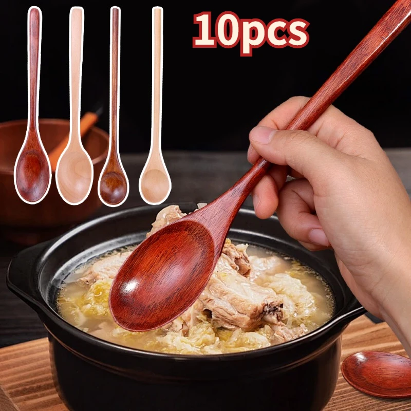 

Long Wooden Stirring Spoon, Wooden Spoon With Long Handle, Wooden Spoon For Stirring And Cooking Extended Cooking Spoon