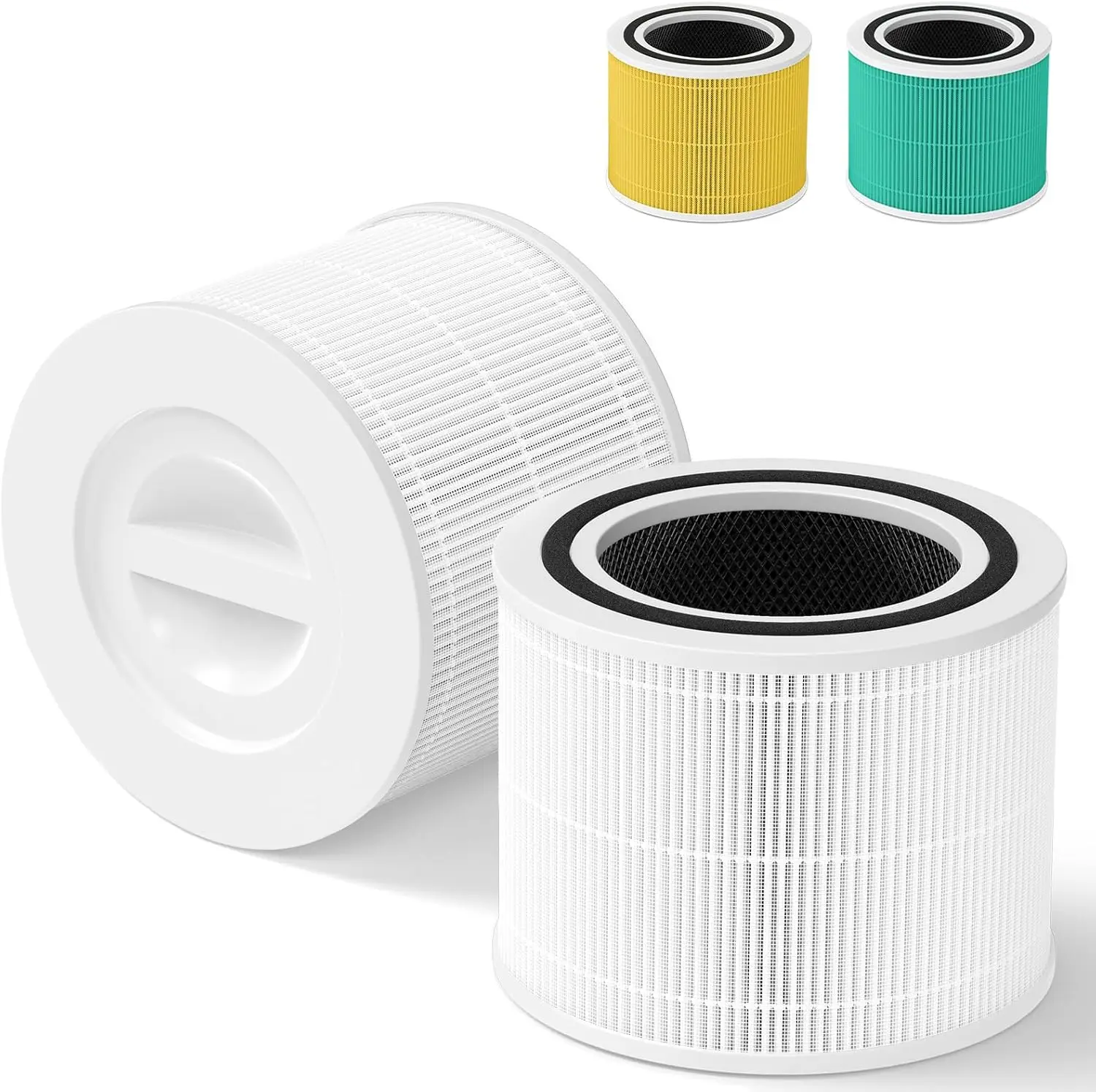 

Core 300 Replacement Filter for Core 300, Core 300-P, Core 300S Vortex Air Air Purifier, 3-in-1 H13 Grade True HEPA Filter