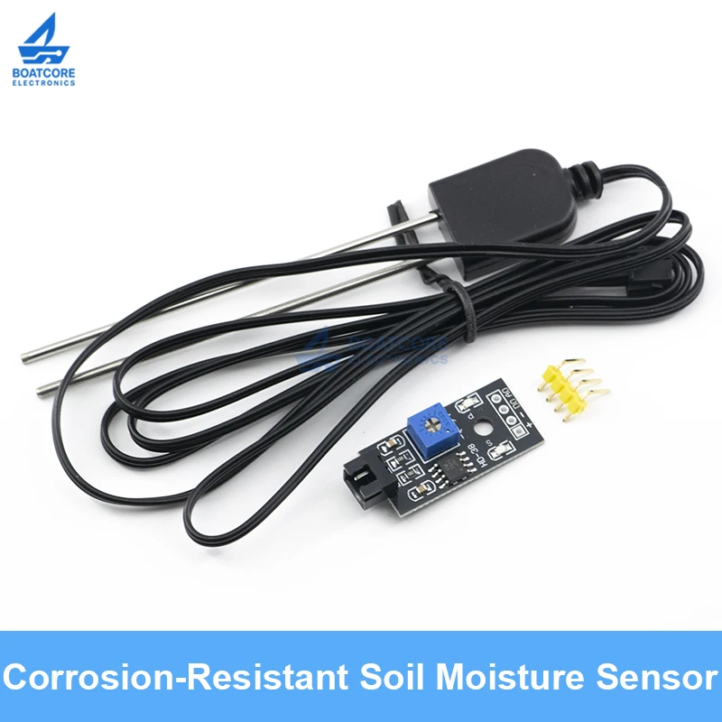 1PCS Soil Moisture Sensor and Soil Detector Module Soil Moisture Test Soil Humidity Test Corrosion Resistance Probe for Arduino