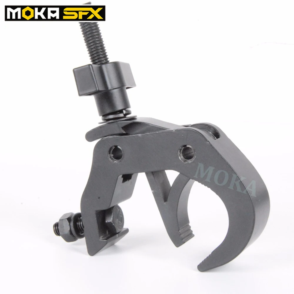 6 Pcs/lot aluminum stage light clamp hook Stage Truss Light Clamp 48-51mm 100kg for beam moving head light