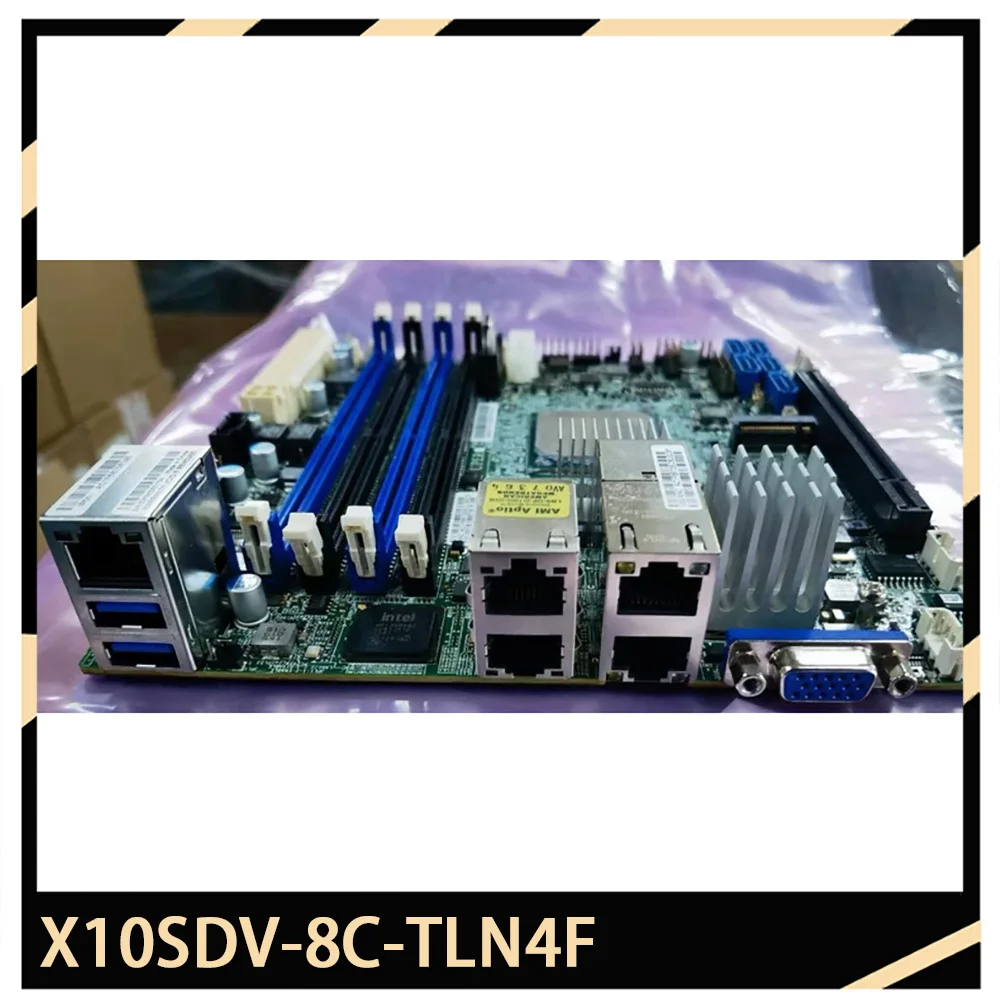 For Supermicro Server Motherboard X10SDV-8C-TLN4F