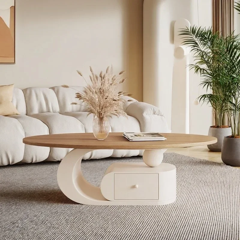 Japanischer Couchtisch Noguchi Kommoden Polar Moderner Gelegenheits-Couchtisch Geriffelte Mesa De Jantar Weiße Landhausmöbel