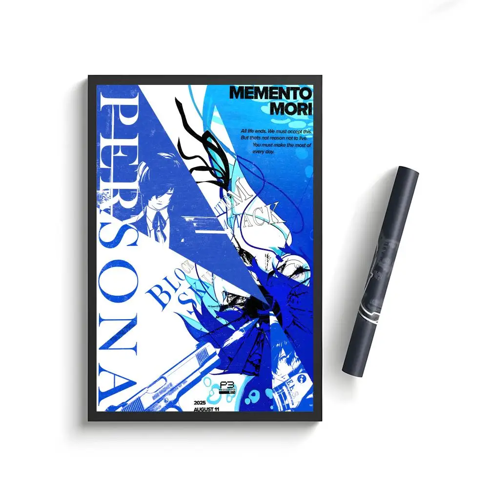 Game P-Persona 3 Reload Poster, Wandkunstdruck, geeignet für Wohnzimmer, Schlafzimmer, Bar, Salon, Heimdekoration, Geschenk – Detail 10